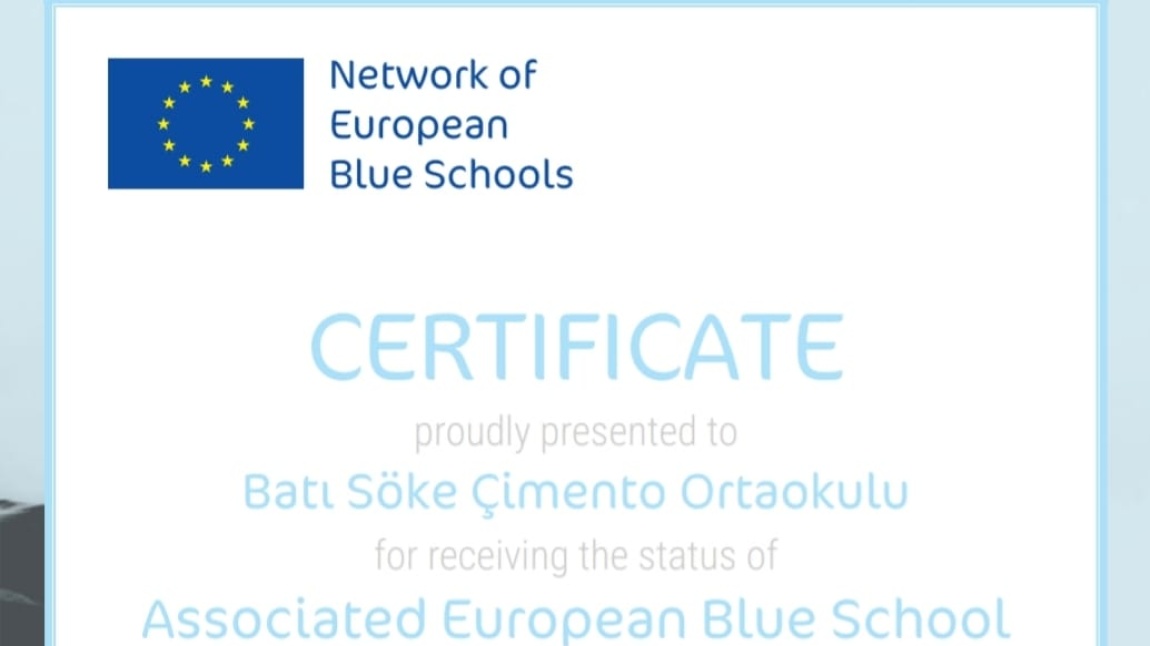 DEEP DIVE DISCOVERY E-TWINNING PROJESİ OKULUMUZA ASSOCIATED EUROPEAN BLUE SCHOOL SERTİFİKASI KAZANDIRDI